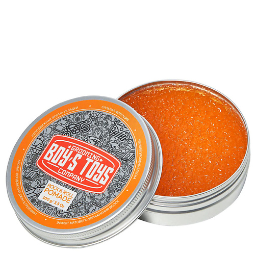 BOY'S TOYS Помада для волос сильной фиксации и сред. уровнем блеска Rock-Roll Pomade 100, Помада для волос сильной фиксации и сред. уровнем блеска Rock-Roll Pomade
BOY'S TOYS Помада для волос сильной фиксации и сред. уровнем блеска Rock-Roll Pomade 100, Помада для волос сильной фиксации и сред. уровнем блеска Rock-Roll Pomade
