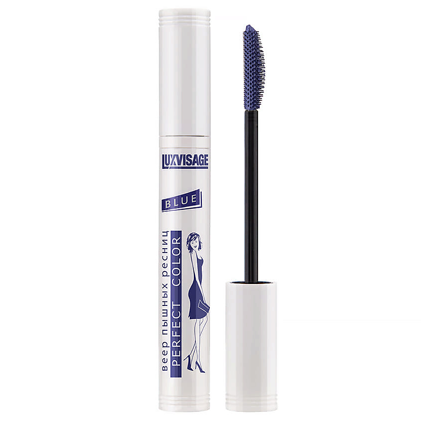 Тушь LUXVISAGE Тушь для ресниц Perfect Color веер пышных ресниц ...