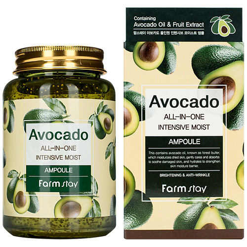 FARMSTAY Сыворотка для лица ампульная многофункциональная с экстрактом авокадо Avocado All-in-One Intensive Moist Ampoule, Сыворотка для лица ампульная многофункциональная с экстрактом авокадо Avocado All-in-One Intensive Moist Ampoule
FARMSTAY Сыворотка для лица ампульная многофункциональная с экстрактом авокадо Avocado All-in-One Intensive Moist Ampoule, Сыворотка для лица ампульная многофункциональная с экстрактом авокадо Avocado All-in-One Intensive Moist Ampoule