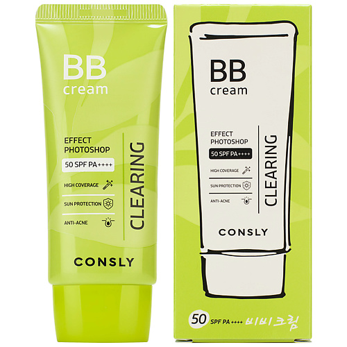 CONSLY Матирующий BB-крем с эффектом фотошопа SPF50/PA++++ Clearing, Матирующий BB-крем с эффектом фотошопа SPF50/PA++++ Clearing
CONSLY Матирующий BB-крем с эффектом фотошопа SPF50/PA++++ Clearing, Матирующий BB-крем с эффектом фотошопа SPF50/PA++++ Clearing