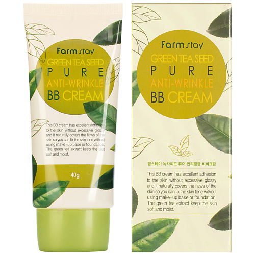 FARMSTAY BB крем разглаживающий морщинки с семенами зеленого чая Green Tea Seed Pure Anti-Wrinkle BB Cream, BB крем разглаживающий морщинки с семенами зеленого чая Green Tea Seed Pure Anti-Wrinkle BB Cream
FARMSTAY BB крем разглаживающий морщинки с семенами зеленого чая Green Tea Seed Pure Anti-Wrinkle BB Cream, BB крем разглаживающий морщинки с семенами зеленого чая Green Tea Seed Pure Anti-Wrinkle BB Cream