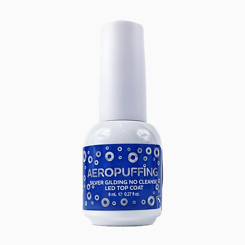AEROPUFFING Верхнее покрытие Silver Gilding No Cleanse LED Top Coat 8.0, Верхнее покрытие Silver Gilding No Cleanse LED Top Coat
AEROPUFFING Верхнее покрытие Silver Gilding No Cleanse LED Top Coat 8.0, Верхнее покрытие Silver Gilding No Cleanse LED Top Coat