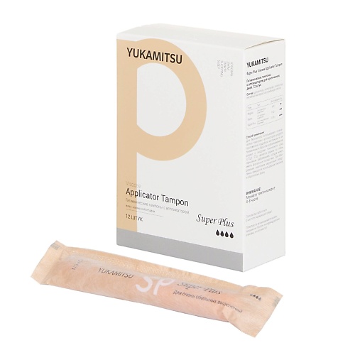 YUKAMITSU Тампоны с аппликатором Super Plus (12шт) 100.0, Тампоны с аппликатором Super Plus (12шт)
YUKAMITSU Тампоны с аппликатором Super Plus (12шт) 100.0, Тампоны с аппликатором Super Plus (12шт)