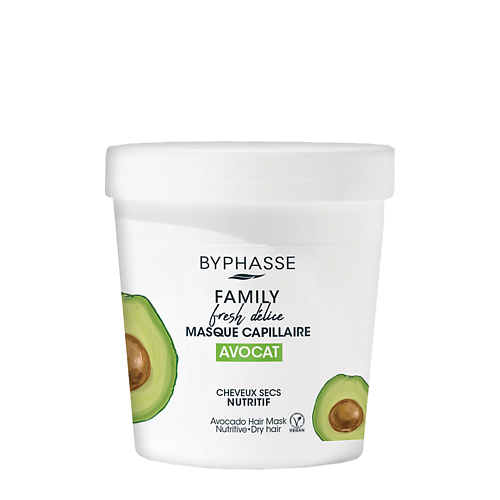 BYPHASSE Маска для волос FAMILY FRESH DELICE Авокадо для сухих волос 250.0, Маска для волос FAMILY FRESH DELICE Авокадо для сухих волос
BYPHASSE Маска для волос FAMILY FRESH DELICE Авокадо для сухих волос 250.0, Маска для волос FAMILY FRESH DELICE Авокадо для сухих волос