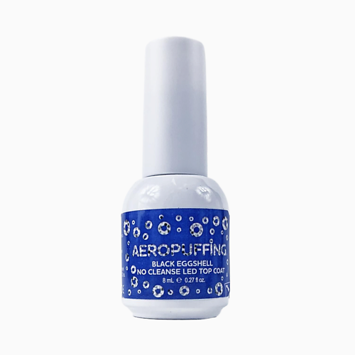 AEROPUFFING Верхнее покрытие Black Eggshell No Cleanse LED Top Coat 8.0, Верхнее покрытие Black Eggshell No Cleanse LED Top Coat
AEROPUFFING Верхнее покрытие Black Eggshell No Cleanse LED Top Coat 8.0, Верхнее покрытие Black Eggshell No Cleanse LED Top Coat