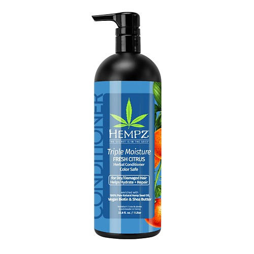HEMPZ Кондиционер Тройное увлажнение / Triple Moisture Fresh Citrus Herbal Conditioner 1000.0, Кондиционер Тройное увлажнение / Triple Moisture Fresh Citrus Herbal Conditioner
HEMPZ Кондиционер Тройное увлажнение / Triple Moisture Fresh Citrus Herbal Conditioner 1000.0, Кондиционер Тройное увлажнение / Triple Moisture Fresh Citrus Herbal Conditioner