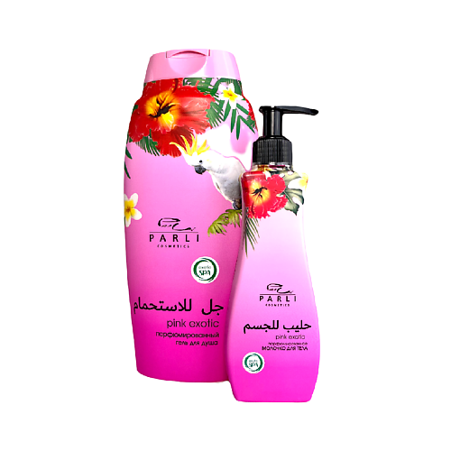 PARLI Набор гель для душа + молочко для тела с ароматом амбры и табака pink exotic, Набор гель для душа + молочко для тела с ароматом амбры и табака pink exotic
PARLI Набор гель для душа + молочко для тела с ароматом амбры и табака pink exotic, Набор гель для душа + молочко для тела с ароматом амбры и табака pink exotic