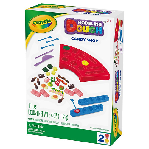 CRAYOLA Набор для лепки Candy Shop Modeling Dough: Пластилин + Аксессуары 112.0, Набор для лепки Candy Shop Modeling Dough: Пластилин + Аксессуары
CRAYOLA Набор для лепки Candy Shop Modeling Dough: Пластилин + Аксессуары 112.0, Набор для лепки Candy Shop Modeling Dough: Пластилин + Аксессуары