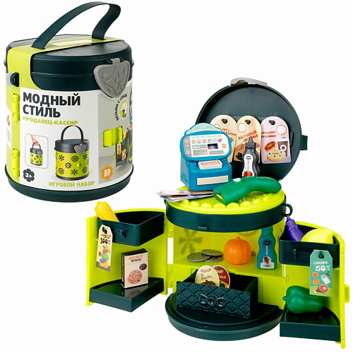 1TOY Игровой набор Модный стиль Продавец Кассир 1.0, Игровой набор Модный стиль Продавец Кассир
1TOY Игровой набор Модный стиль Продавец Кассир 1.0, Игровой набор Модный стиль Продавец Кассир