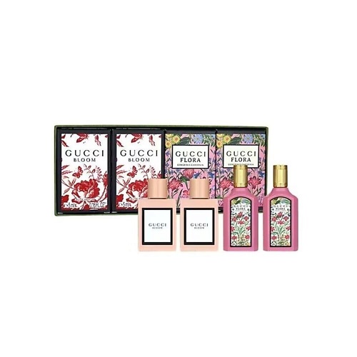 GUCCI Набор миниатюр парфюмерной воды: Bloom + Flora Gorgeous Gardenia 1.0, Набор миниатюр парфюмерной воды: Bloom + Flora Gorgeous Gardenia
GUCCI Набор миниатюр парфюмерной воды: Bloom + Flora Gorgeous Gardenia 1.0, Набор миниатюр парфюмерной воды: Bloom + Flora Gorgeous Gardenia
