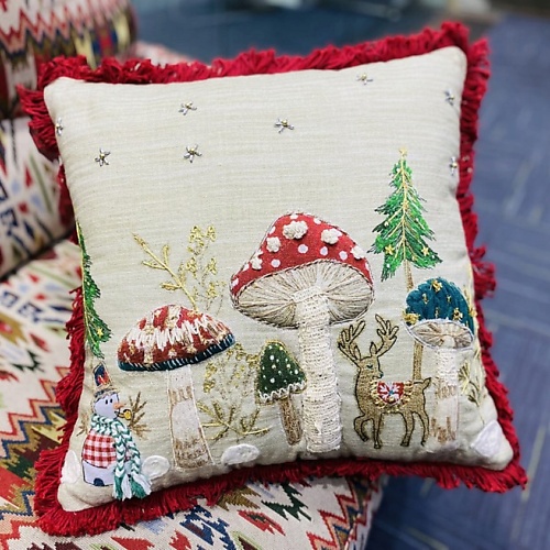 ARYA HOME COLLECTION Чехол для подушки 45x45 Holly Mushrooms, Чехол для подушки 45x45 Holly Mushrooms
ARYA HOME COLLECTION Чехол для подушки 45x45 Holly Mushrooms, Чехол для подушки 45x45 Holly Mushrooms