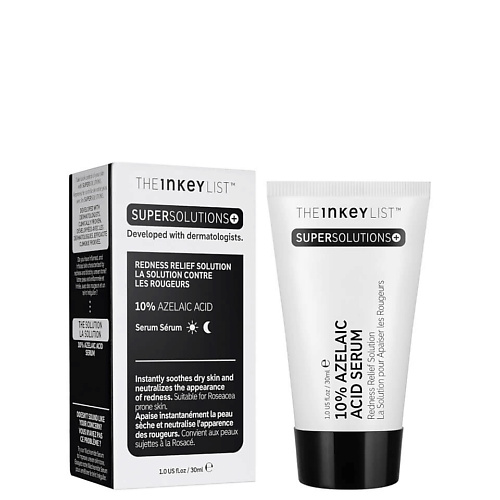 THE INKEY LIST Успокаивающая сыворотка против покраснений SuperSolutions 10% Azelaic Acid 30.0, Успокаивающая сыворотка против покраснений SuperSolutions 10% Azelaic Acid
THE INKEY LIST Успокаивающая сыворотка против покраснений SuperSolutions 10% Azelaic Acid 30.0, Успокаивающая сыворотка против покраснений SuperSolutions 10% Azelaic Acid