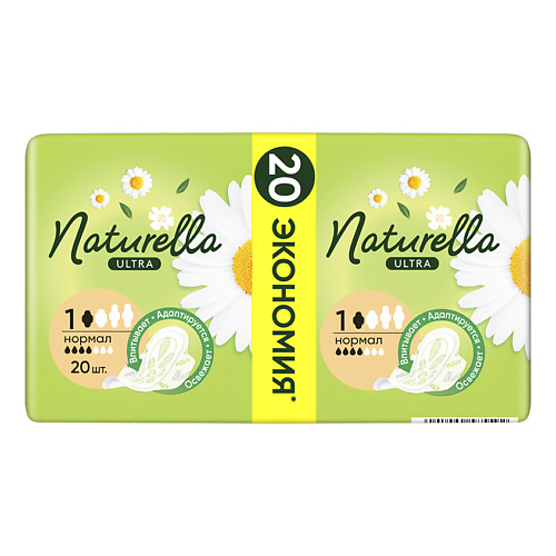 NATURELLA Прокладки тонкие ULTRA Normal Camomile, Прокладки тонкие ULTRA Normal Camomile
NATURELLA Прокладки тонкие ULTRA Normal Camomile, Прокладки тонкие ULTRA Normal Camomile