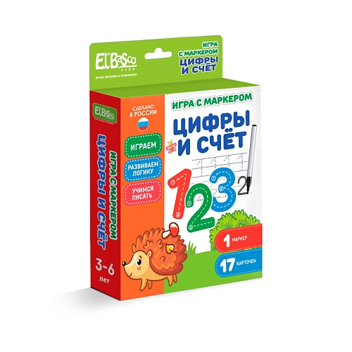 EL'BASCO Многоразовые карточки - прописи с маркером Цифры. Математика и счет 1.0, Многоразовые карточки - прописи с маркером Цифры. Математика и счет
EL'BASCO Многоразовые карточки - прописи с маркером Цифры. Математика и счет 1.0, Многоразовые карточки - прописи с маркером Цифры. Математика и счет
