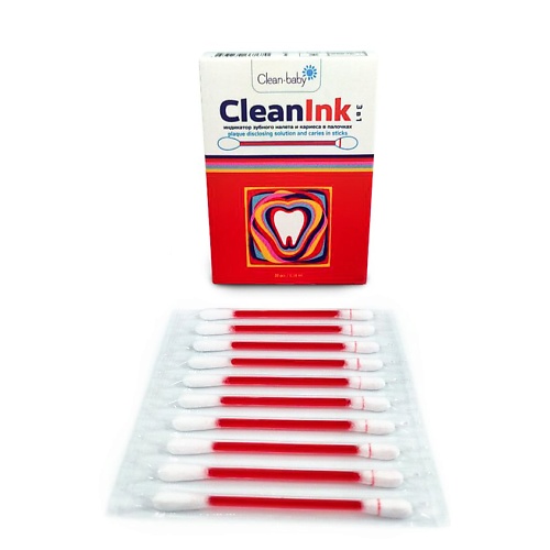 CLEAN-BABY Индикатор зубного налета и кариеса в палочках, упаковка 20.0, Индикатор зубного налета и кариеса в палочках, упаковка
CLEAN-BABY Индикатор зубного налета и кариеса в палочках, упаковка 20.0, Индикатор зубного налета и кариеса в палочках, упаковка