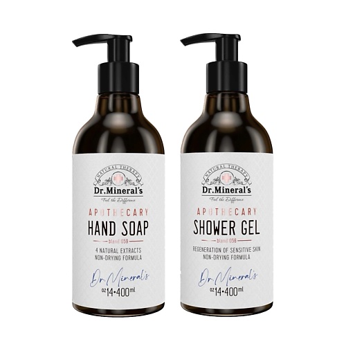 DR.MINERAL’S Подарочный набор мыло для рук + гель для душа с натуральными экстрактами, Подарочный набор мыло для рук + гель для душа с натуральными экстрактами
DR.MINERAL’S Подарочный набор мыло для рук + гель для душа с натуральными экстрактами, Подарочный набор мыло для рук + гель для душа с натуральными экстрактами