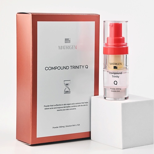 MATRIGEN Compound Trinity Q Двухкомпонентная сыворотка для лица с Убихиноном в порошке 8.0, Compound Trinity Q Двухкомпонентная сыворотка для лица с Убихиноном в порошке
MATRIGEN Compound Trinity Q Двухкомпонентная сыворотка для лица с Убихиноном в порошке 8.0, Compound Trinity Q Двухкомпонентная сыворотка для лица с Убихиноном в порошке