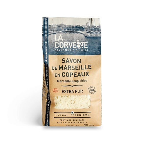 LA CORVETTE Традиционное марсельское растительное мыло-стружка Savon de Marseille en Copeaux Extra Pur, Традиционное марсельское растительное мыло-стружка Savon de Marseille en Copeaux Extra Pur
LA CORVETTE Традиционное марсельское растительное мыло-стружка Savon de Marseille en Copeaux Extra Pur, Традиционное марсельское растительное мыло-стружка Savon de Marseille en Copeaux Extra Pur