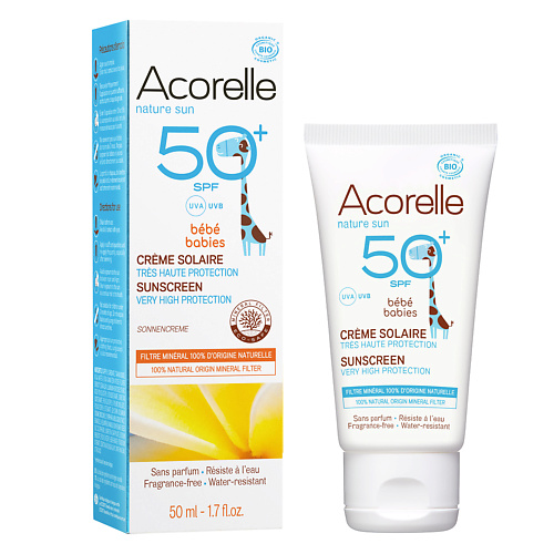 ACORELLE Солнцезащитный крем для детей SPF 50 50.0, Солнцезащитный крем для детей SPF 50
ACORELLE Солнцезащитный крем для детей SPF 50 50.0, Солнцезащитный крем для детей SPF 50