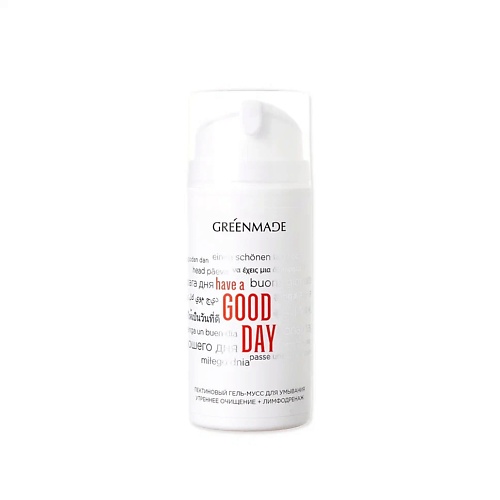 GREENMADE Пектиновый гель-мусс для умывания утреннее очищение + лимфодренаж Have a Good Day 100.0, Пектиновый гель-мусс для умывания утреннее очищение + лимфодренаж Have a Good Day
GREENMADE Пектиновый гель-мусс для умывания утреннее очищение + лимфодренаж Have a Good Day 100.0, Пектиновый гель-мусс для умывания утреннее очищение + лимфодренаж Have a Good Day