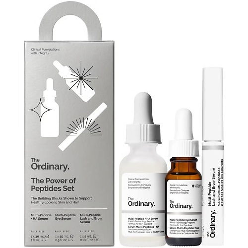 THE ORDINARY Набор пептидных сывороток The Power of Peptides для лица, глаз и ресниц, Набор пептидных сывороток The Power of Peptides для лица, глаз и ресниц
THE ORDINARY Набор пептидных сывороток The Power of Peptides для лица, глаз и ресниц, Набор пептидных сывороток The Power of Peptides для лица, глаз и ресниц