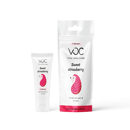 VOC VITAL ORAL CARE Детская зубная гель-паста VOC kids "Сладкая Клубника" 50.0, Детская зубная гель-паста VOC kids "Сладкая Клубника"
VOC VITAL ORAL CARE Детская зубная гель-паста VOC kids "Сладкая Клубника" 50.0, Детская зубная гель-паста VOC kids "Сладкая Клубника"
