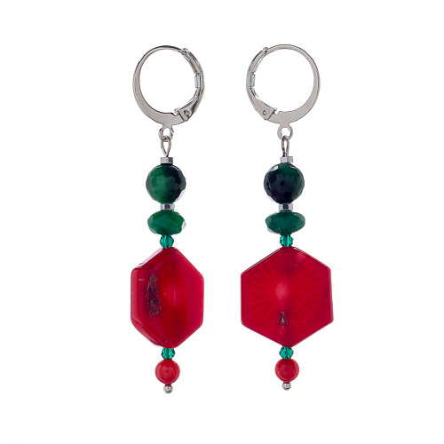 LANZEROTTI Серьги Crespino с кораллом, тигровым глазом и агатом, Серьги Crespino с кораллом, тигровым глазом и агатом
LANZEROTTI Серьги Crespino с кораллом, тигровым глазом и агатом, Серьги Crespino с кораллом, тигровым глазом и агатом