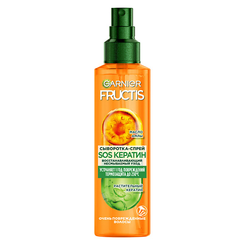 GARNIER Сыворотка-спрей 10в1 "SOS Кератин" Fructis, Сыворотка-спрей 10в1 "SOS Кератин" Fructis
GARNIER Сыворотка-спрей 10в1 "SOS Кератин" Fructis, Сыворотка-спрей 10в1 "SOS Кератин" Fructis
