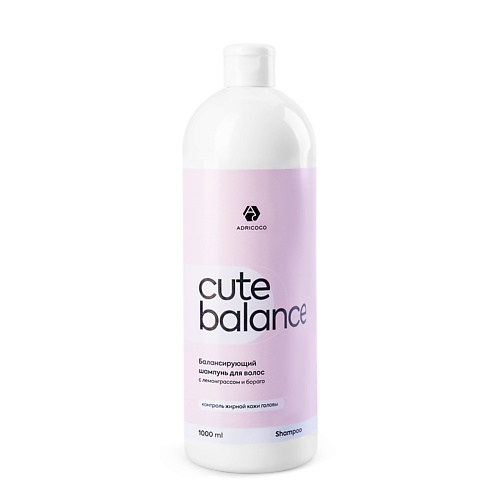 ADRICOCO Балансирующий шампунь CUTE BALANCE с лемонграссом, Балансирующий шампунь CUTE BALANCE с лемонграссом
ADRICOCO Балансирующий шампунь CUTE BALANCE с лемонграссом, Балансирующий шампунь CUTE BALANCE с лемонграссом
