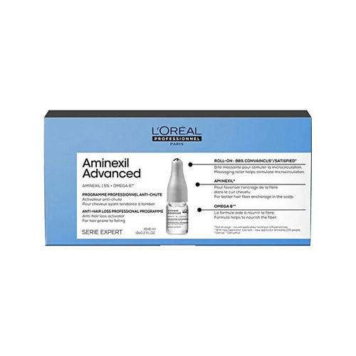 L'OREAL PROFESSIONNEL Ампулы против выпадения волос Aminexil Advanced 10.0, Ампулы против выпадения волос Aminexil Advanced
L'OREAL PROFESSIONNEL Ампулы против выпадения волос Aminexil Advanced 10.0, Ампулы против выпадения волос Aminexil Advanced