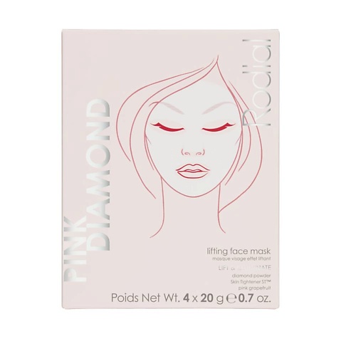 RODIAL Маска для лица с лифтинг эффектом PINK DIAMOND 4.0, Маска для лица с лифтинг эффектом PINK DIAMOND
RODIAL Маска для лица с лифтинг эффектом PINK DIAMOND 4.0, Маска для лица с лифтинг эффектом PINK DIAMOND