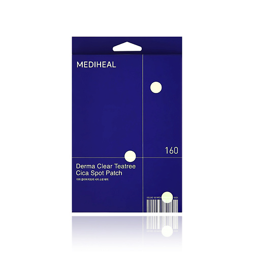 MEDIHEAL Набор точечных пластырей для лица DERMA CLEAR с экстрактом чайного дерева 160.0, Набор точечных пластырей для лица DERMA CLEAR с экстрактом чайного дерева
MEDIHEAL Набор точечных пластырей для лица DERMA CLEAR с экстрактом чайного дерева 160.0, Набор точечных пластырей для лица DERMA CLEAR с экстрактом чайного дерева