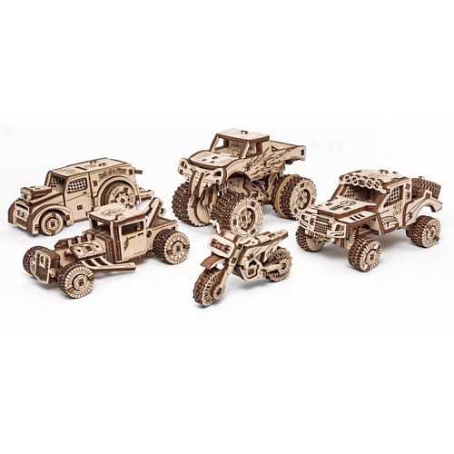 EWA ECO-WOOD-ART Деревянный конструктор 3D Набор машинок 5 в 1 1.0, Деревянный конструктор 3D Набор машинок 5 в 1
EWA ECO-WOOD-ART Деревянный конструктор 3D Набор машинок 5 в 1 1.0, Деревянный конструктор 3D Набор машинок 5 в 1