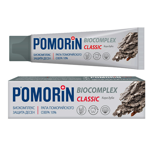 POMORIN Зубная паста Pomorin Classic Биокомплекс 100.0, Зубная паста Pomorin Classic Биокомплекс
POMORIN Зубная паста Pomorin Classic Биокомплекс 100.0, Зубная паста Pomorin Classic Биокомплекс