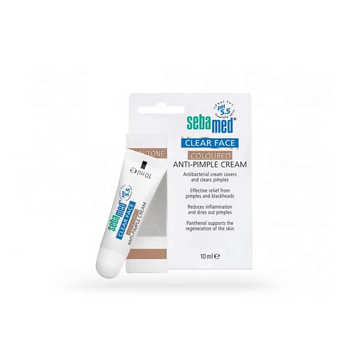 SEBAMED Маскирующий антибактериальный крем против прыщей Clear Face Coloured Anti-Pimple Cream 10.0, Маскирующий антибактериальный крем против прыщей Clear Face Coloured Anti-Pimple Cream
SEBAMED Маскирующий антибактериальный крем против прыщей Clear Face Coloured Anti-Pimple Cream 10.0, Маскирующий антибактериальный крем против прыщей Clear Face Coloured Anti-Pimple Cream