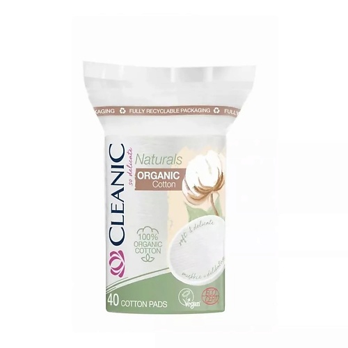 CLEANIC Naturals Organic Cotton Гигиенические ватные диски (овал) 40.0, Naturals Organic Cotton Гигиенические ватные диски (овал)
CLEANIC Naturals Organic Cotton Гигиенические ватные диски (овал) 40.0, Naturals Organic Cotton Гигиенические ватные диски (овал)