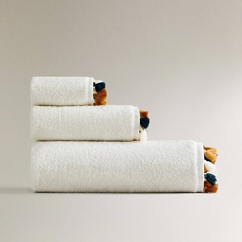 ZARA HOME Хлопковое банное полотенце с кисточками 90 x 150, Хлопковое банное полотенце с кисточками 90 x 150
ZARA HOME Хлопковое банное полотенце с кисточками 90 x 150, Хлопковое банное полотенце с кисточками 90 x 150