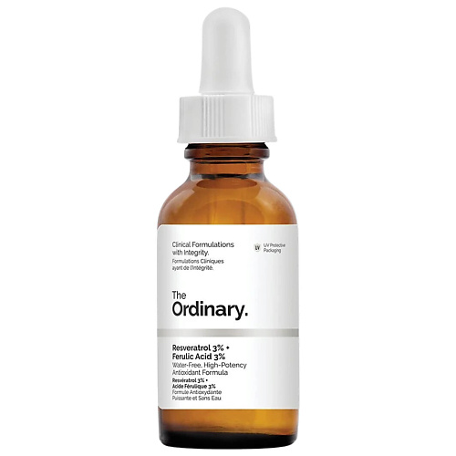 THE ORDINARY Антивозрастная сыворотка Resveratrol 3% + Ferulic Acid 3% 30.0, Антивозрастная сыворотка Resveratrol 3% + Ferulic Acid 3%
THE ORDINARY Антивозрастная сыворотка Resveratrol 3% + Ferulic Acid 3% 30.0, Антивозрастная сыворотка Resveratrol 3% + Ferulic Acid 3%