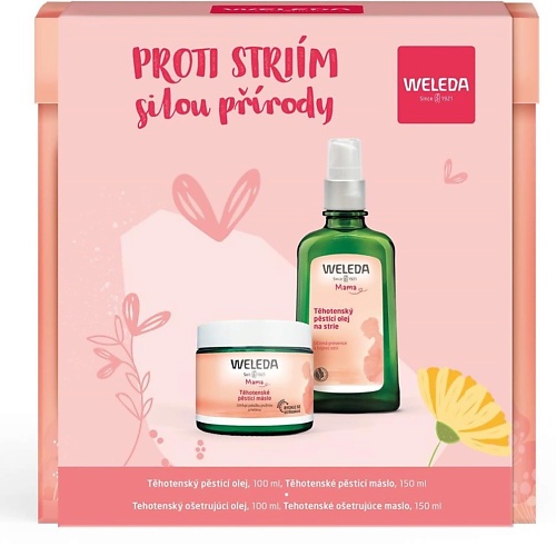 WELEDA Набор Mama Anti-Stretch Mark против растяжек: Массажное масло + Масло-крем, Набор Mama Anti-Stretch Mark против растяжек: Массажное масло + Масло-крем
WELEDA Набор Mama Anti-Stretch Mark против растяжек: Массажное масло + Масло-крем, Набор Mama Anti-Stretch Mark против растяжек: Массажное масло + Масло-крем