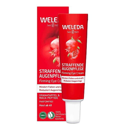 WELEDA Укрепляющий крем для контура глаз с гранатом и пептидами маки 12.0, Укрепляющий крем для контура глаз с гранатом и пептидами маки
WELEDA Укрепляющий крем для контура глаз с гранатом и пептидами маки 12.0, Укрепляющий крем для контура глаз с гранатом и пептидами маки