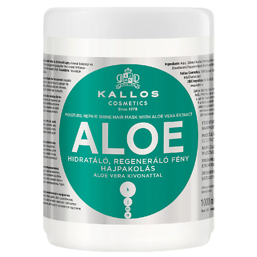 KALLOS COSMETICS Маска Aloe увлажняющая для блеска сухих и поврежденных волос 1000.0, Маска Aloe увлажняющая для блеска сухих и поврежденных волос
KALLOS COSMETICS Маска Aloe увлажняющая для блеска сухих и поврежденных волос 1000.0, Маска Aloe увлажняющая для блеска сухих и поврежденных волос