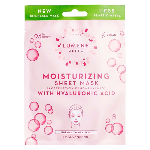 LUMENE Увлажняющая тканевая маска с гиалуроновой кислотой Moisturizing Sheet Mask 1.0, Увлажняющая тканевая маска с гиалуроновой кислотой Moisturizing Sheet Mask
LUMENE Увлажняющая тканевая маска с гиалуроновой кислотой Moisturizing Sheet Mask 1.0, Увлажняющая тканевая маска с гиалуроновой кислотой Moisturizing Sheet Mask