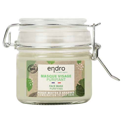 ENDRO Очищающая маска с зеленой глиной для комбинированной и жирной кожи 350.0, Очищающая маска с зеленой глиной для комбинированной и жирной кожи
ENDRO Очищающая маска с зеленой глиной для комбинированной и жирной кожи 350.0, Очищающая маска с зеленой глиной для комбинированной и жирной кожи