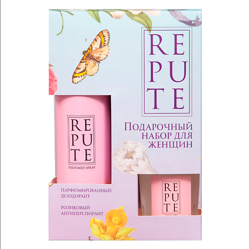 REPUTE Набор подарочный Chic: Дезодорант спрей + Антиперспирант роликовый, Набор подарочный Chic: Дезодорант спрей + Антиперспирант роликовый
REPUTE Набор подарочный Chic: Дезодорант спрей + Антиперспирант роликовый, Набор подарочный Chic: Дезодорант спрей + Антиперспирант роликовый