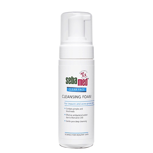 SEBAMED Пенка для умывания Clear Face для проблемной кожи 150.0, Пенка для умывания Clear Face для проблемной кожи
SEBAMED Пенка для умывания Clear Face для проблемной кожи 150.0, Пенка для умывания Clear Face для проблемной кожи