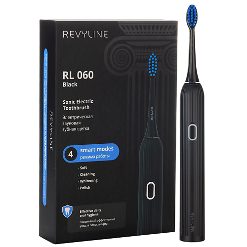 REVYLINE Электрическая звуковая зубная щётка RL 060, Электрическая звуковая зубная щётка RL 060
REVYLINE Электрическая звуковая зубная щётка RL 060, Электрическая звуковая зубная щётка RL 060