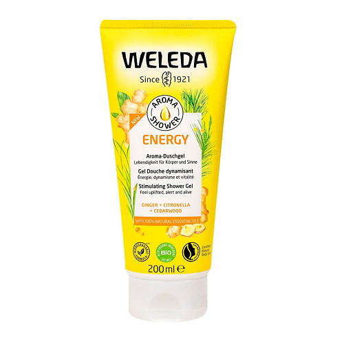WELEDA Бодрящий гель для душа с имбирем, цитронеллой и кедром 200.0, Бодрящий гель для душа с имбирем, цитронеллой и кедром
WELEDA Бодрящий гель для душа с имбирем, цитронеллой и кедром 200.0, Бодрящий гель для душа с имбирем, цитронеллой и кедром