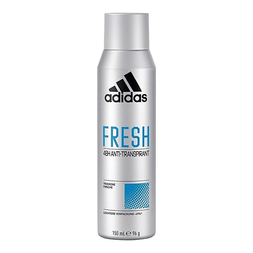 ADIDAS Дезодорант-спрей мужской Fresh Antiperspirant 48 часов защиты 150.0, Дезодорант-спрей мужской Fresh Antiperspirant 48 часов защиты
ADIDAS Дезодорант-спрей мужской Fresh Antiperspirant 48 часов защиты 150.0, Дезодорант-спрей мужской Fresh Antiperspirant 48 часов защиты