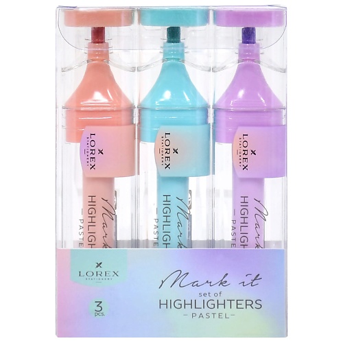 LOREX Текстовыделители LOREX Mark it PASTEL пастельные, Текстовыделители LOREX Mark it PASTEL пастельные
LOREX Текстовыделители LOREX Mark it PASTEL пастельные, Текстовыделители LOREX Mark it PASTEL пастельные