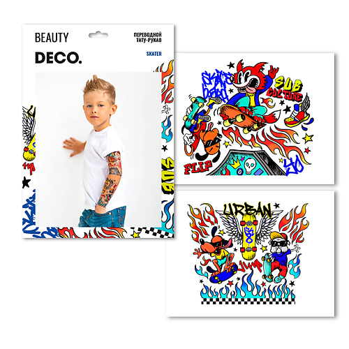 DECO. Переводной тату-рукав by Miami tattoos (Skater), Переводной тату-рукав by Miami tattoos (Skater)
DECO. Переводной тату-рукав by Miami tattoos (Skater), Переводной тату-рукав by Miami tattoos (Skater)